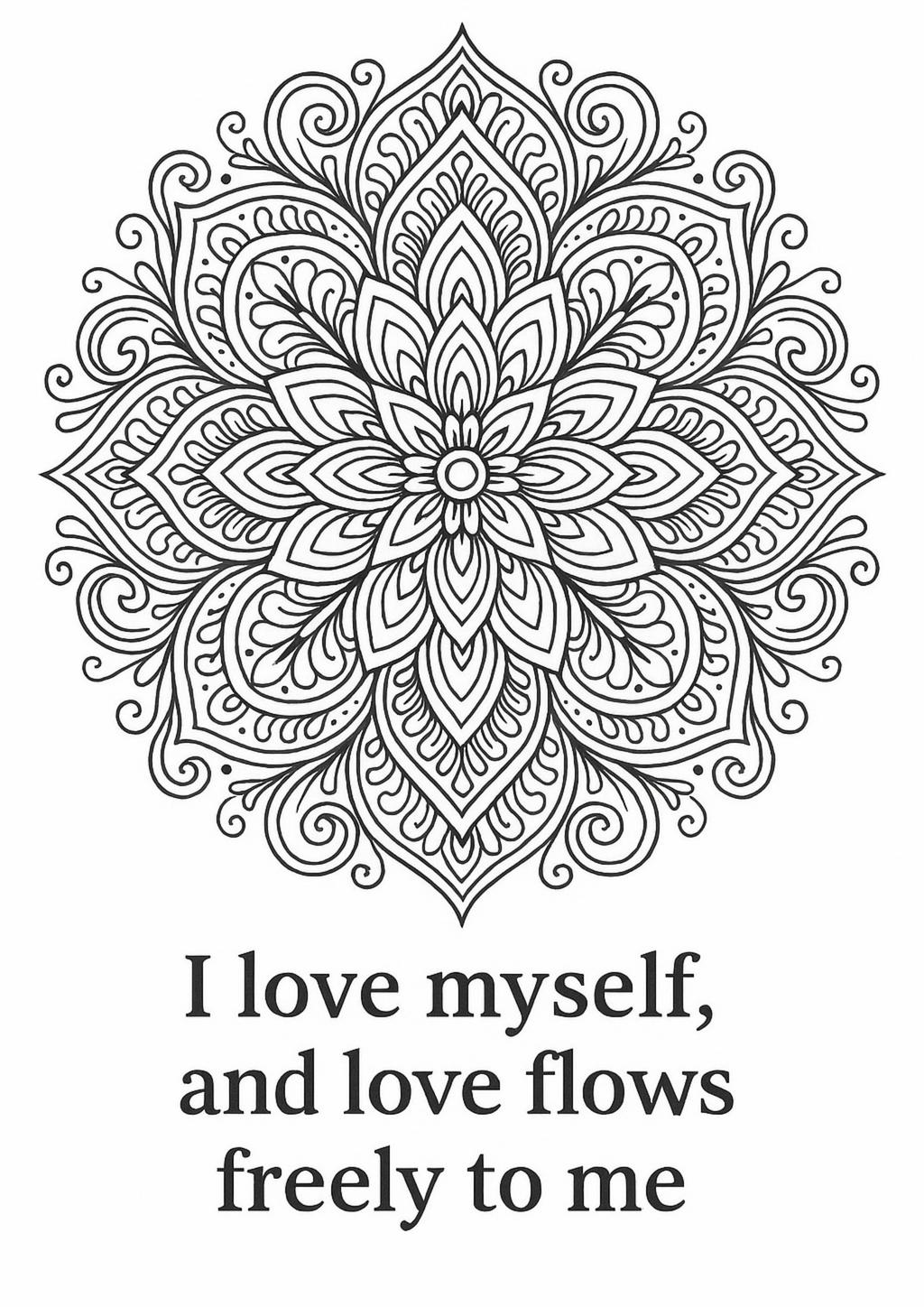Coloring the Soul – Mandala & Mantra Coloring Book (PDF)