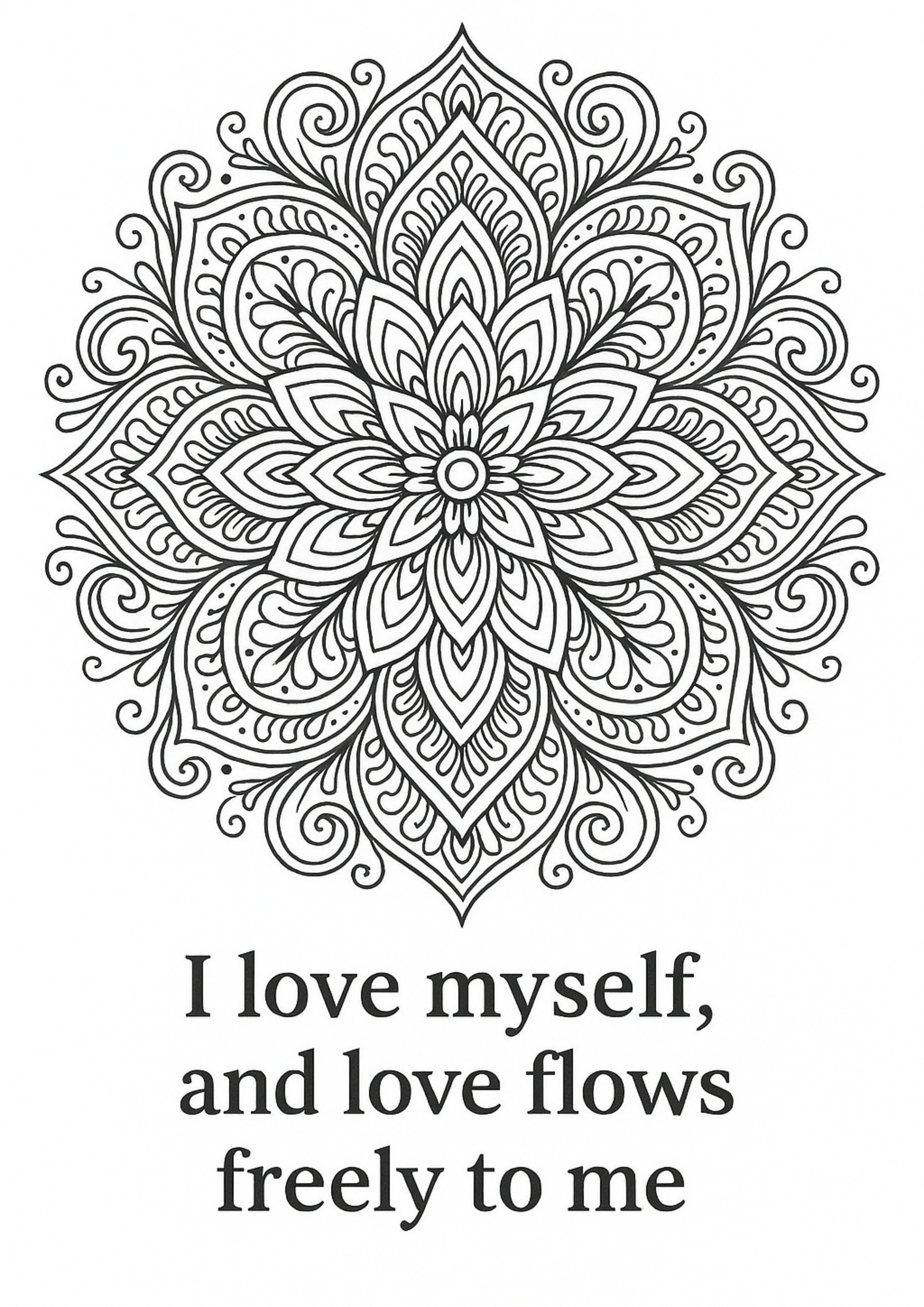 Coloring the Soul – Mandala & Mantra Coloring Book (PDF)