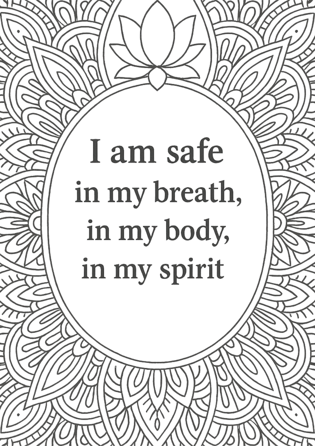 Coloring the Soul – Mandala & Mantra Coloring Book (PDF)