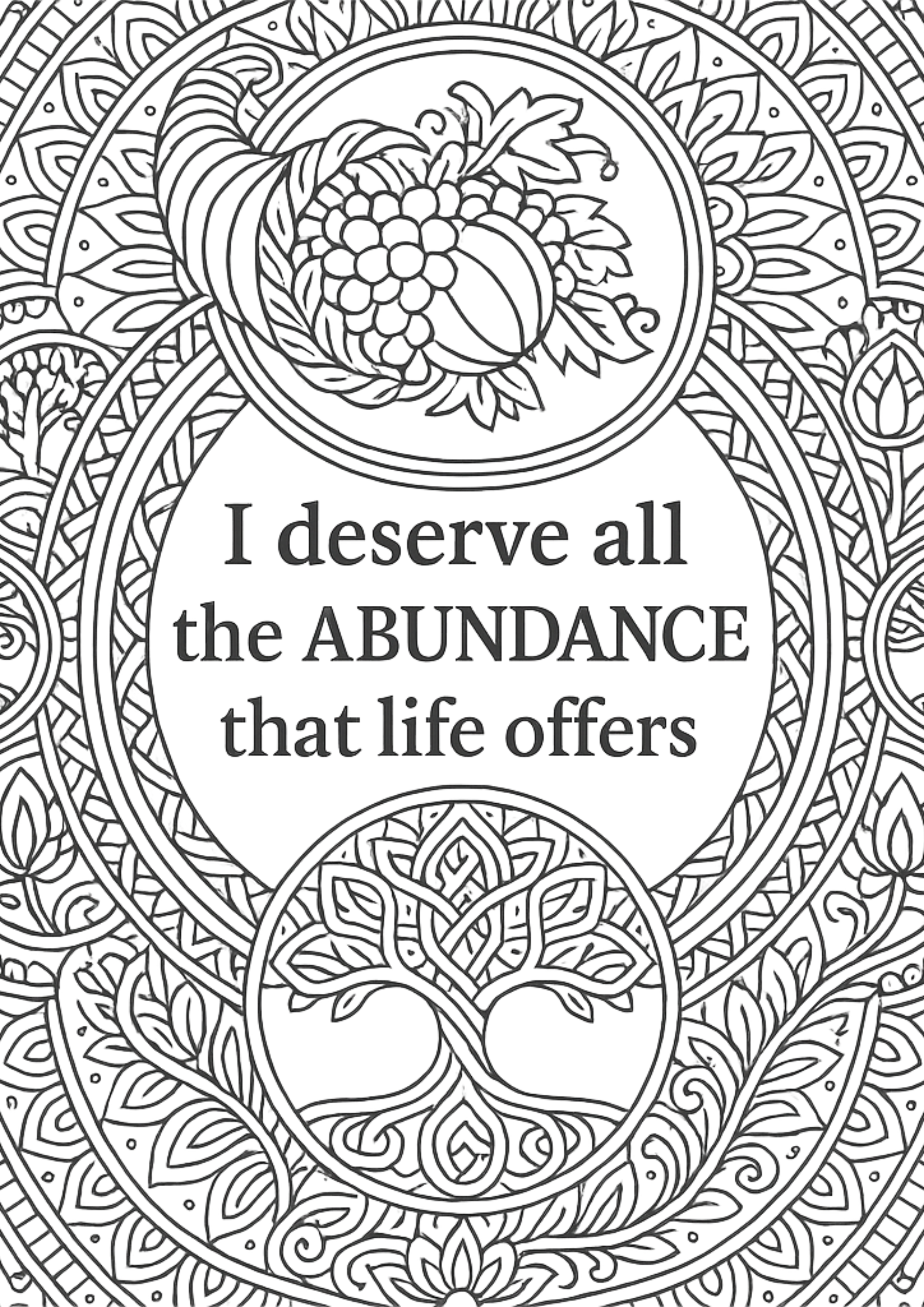 Coloring the Soul – Mandala & Mantra Coloring Book (PDF)