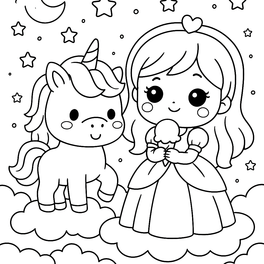Libro da colorare : Colora Fiabe & Principesse