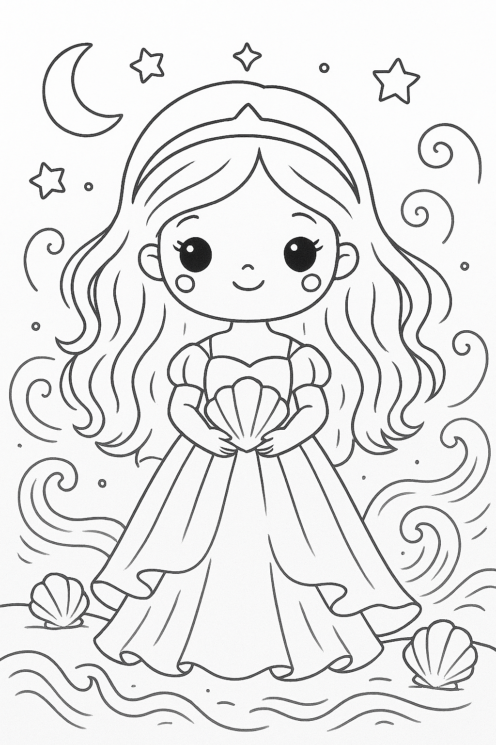 Libro da colorare : Colora Fiabe & Principesse